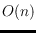 $O(n)$