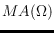 $MA(\Omega)$
