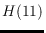 $H(11)$