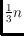 $\frac{1}{3}n$