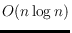 $O(n \log n)$