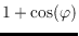 $1+\cos(\varphi)$
