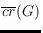 $\overline{cr}(G)$
