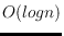$O(log n)$