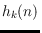 $h_k(n)$