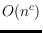 $O(n^c)$