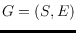 $G = (S, E)$