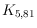 $K_{5,81}$
