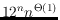 $12^n n^{\Theta(1)}$
